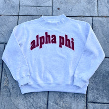 Alpha Phi Inside Out Mock Neck Sweatshirt