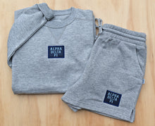 Alpha Delta Pi Grey Patch Shorts