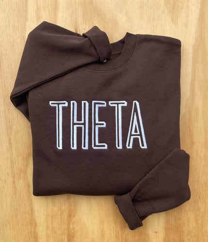 Theta Chocolate Sweatshirt