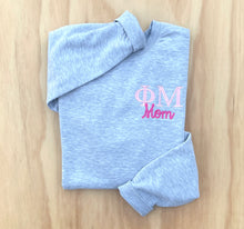 Phi Mu Mom Grey Sweatshirt