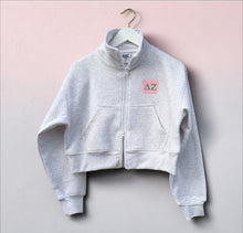 Delta Zeta Double Zip Fleece Jacket