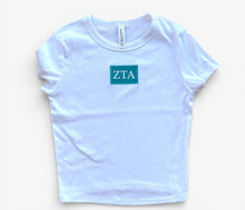 Zeta Tau Alpha Patch Crop Tee