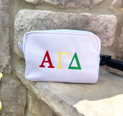 Alpha Gamma Delta Cosmetic Bag