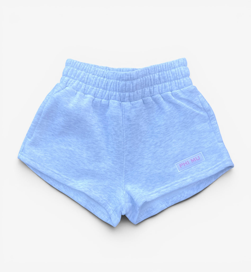 Phi Mu Grey Sweat Shorts