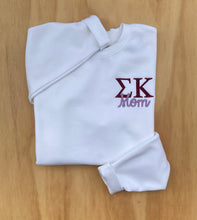 Sigma Kappa MOM White Sweatshirt