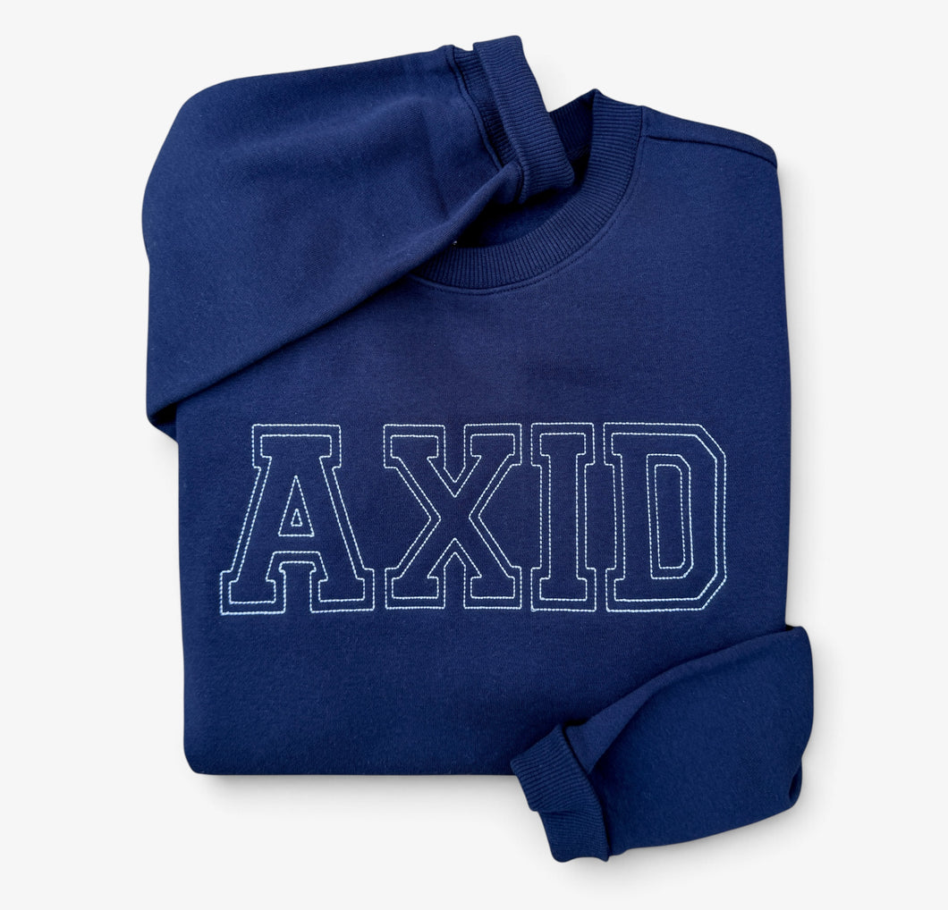 AXID Outline Navy Sweatshirt