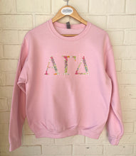 Alpha Gamma Delta Pink Floral Sweatshirt