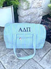 Alpha Delta Pi Blue Stripe Duffle