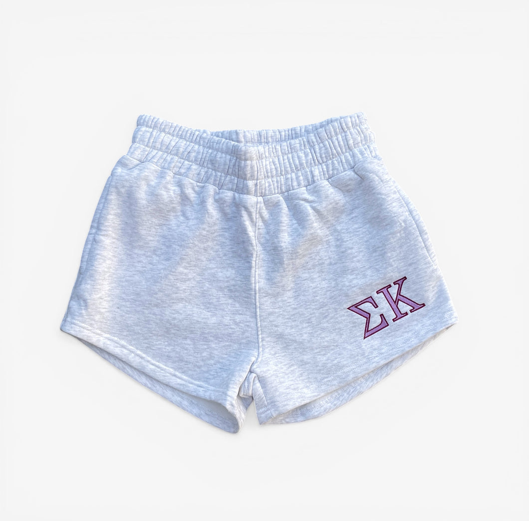 Sigma Kappa Grey Sweat Shorts