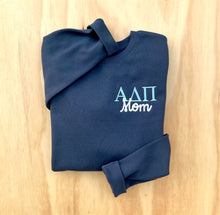 Alpha Delta Pi Mom Navy Sweatshirt