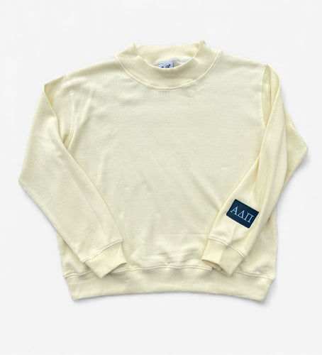 NEW!! Alpha Delta Pi Yellow Mock Neck Thermal