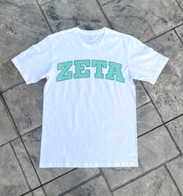 Zeta Tau Alpha Polka Dot White Tee