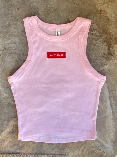 AOPII  Patch Pink Crop Tank
