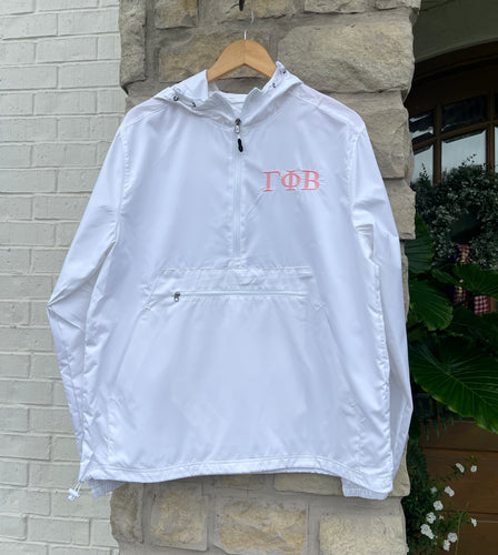 Gamma Phi Beta White Anorak