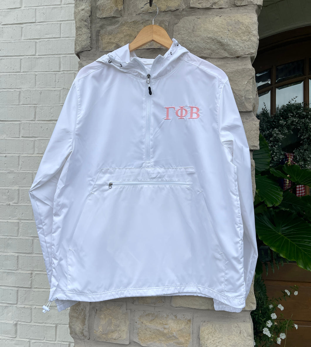 Gamma Phi Beta White Anorak