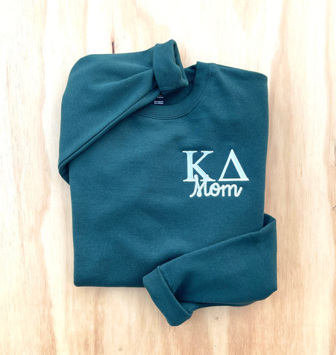 Kappa Delta Mom Green Sweatshirt - FINAL SALE