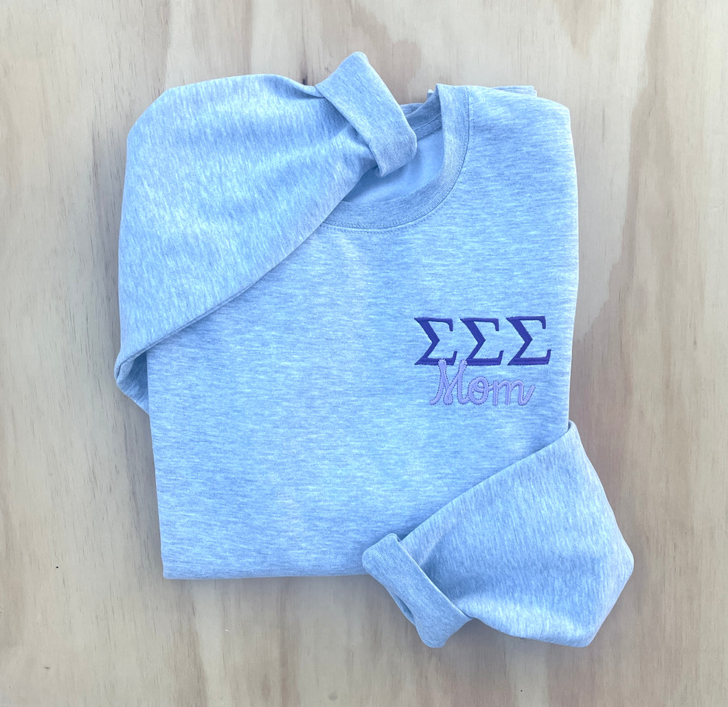 Tri Sigma Mom Sweatshirt