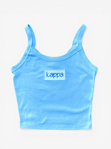 KKG Seersucker Patch Blue Tank