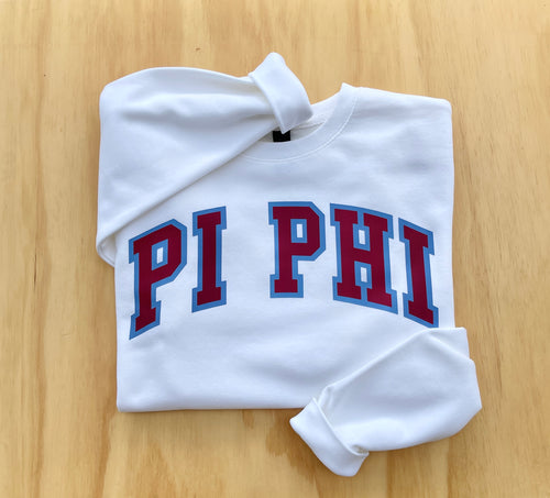 Pi Beta Phi White Sweatshirt