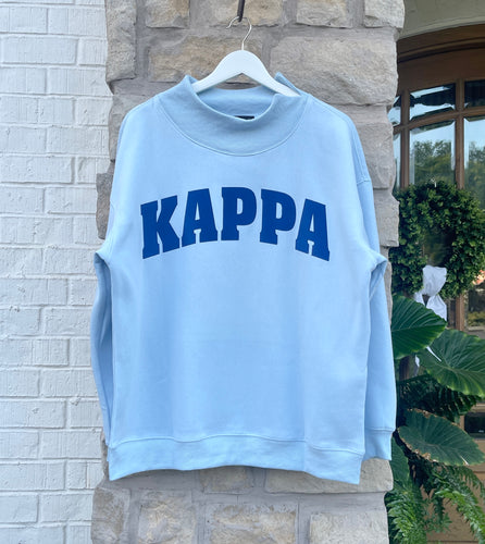 Kappa Mock Blue Neck Sweatshirt