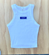 Alpha Delta Pi Woven Patch Crop Tank