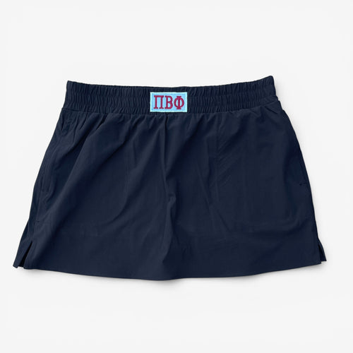 Pi Phi Black Patch Skort