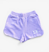 Sigma Kappa Letter Lavender Shorts