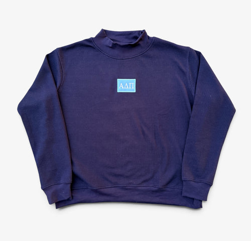 ADPI Waffle Mock Neck