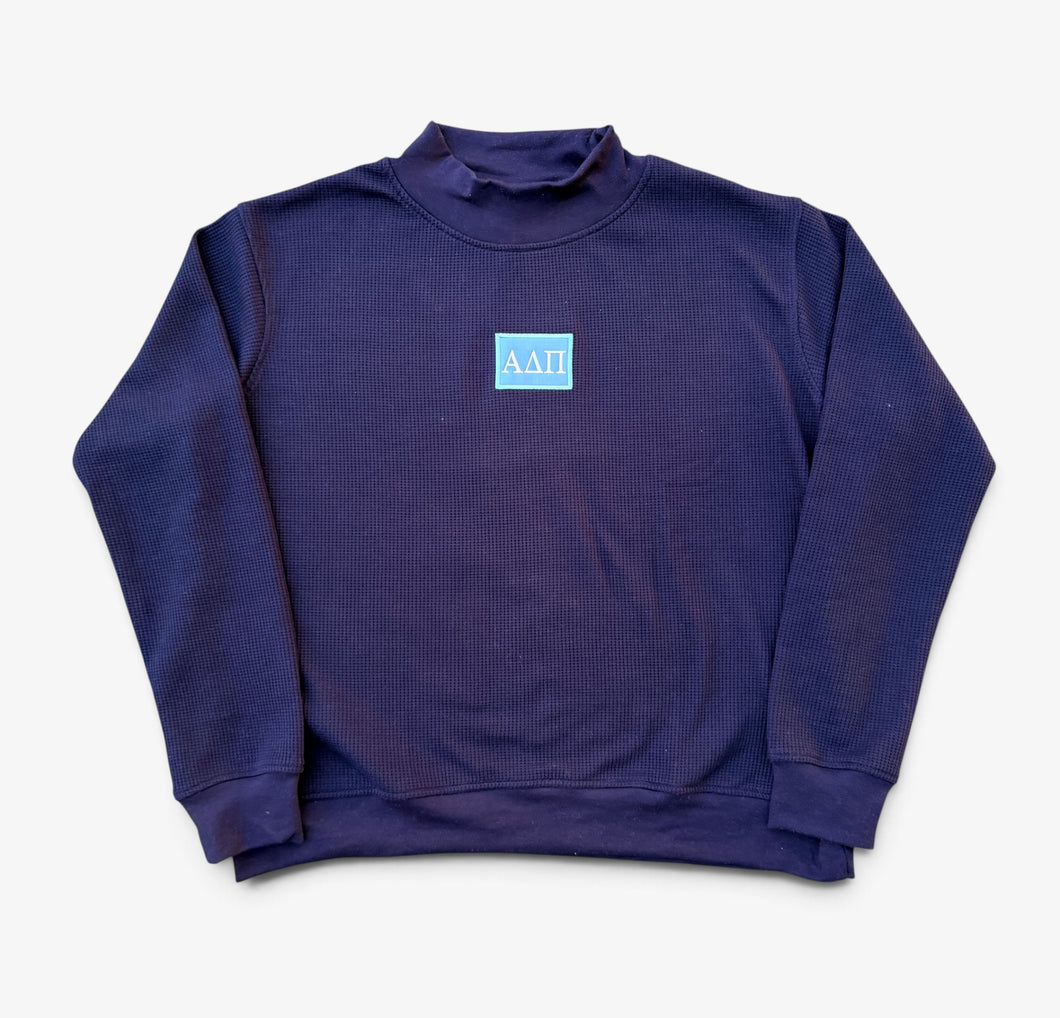 ADPI Waffle Mock Neck