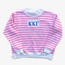NEW!! Kappa Kappa Gamma Pink Stripe Mock Neck
