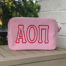 AOII Pink Gingham Cosmetic bag