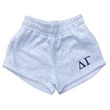 Delta Gamma Letter Grey Sweat Shorts