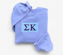 Sigma Kappa White Patch Sweatshirt