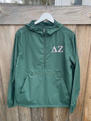 Delta Zeta Green Anorak