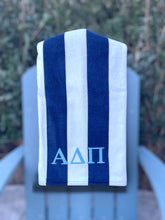 ADPi Navy Stripe Beach Towel