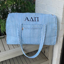 Alpha Delta Pi Blue Stripe Duffle