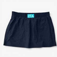 Zeta Tau Alpha Patch Black Skort