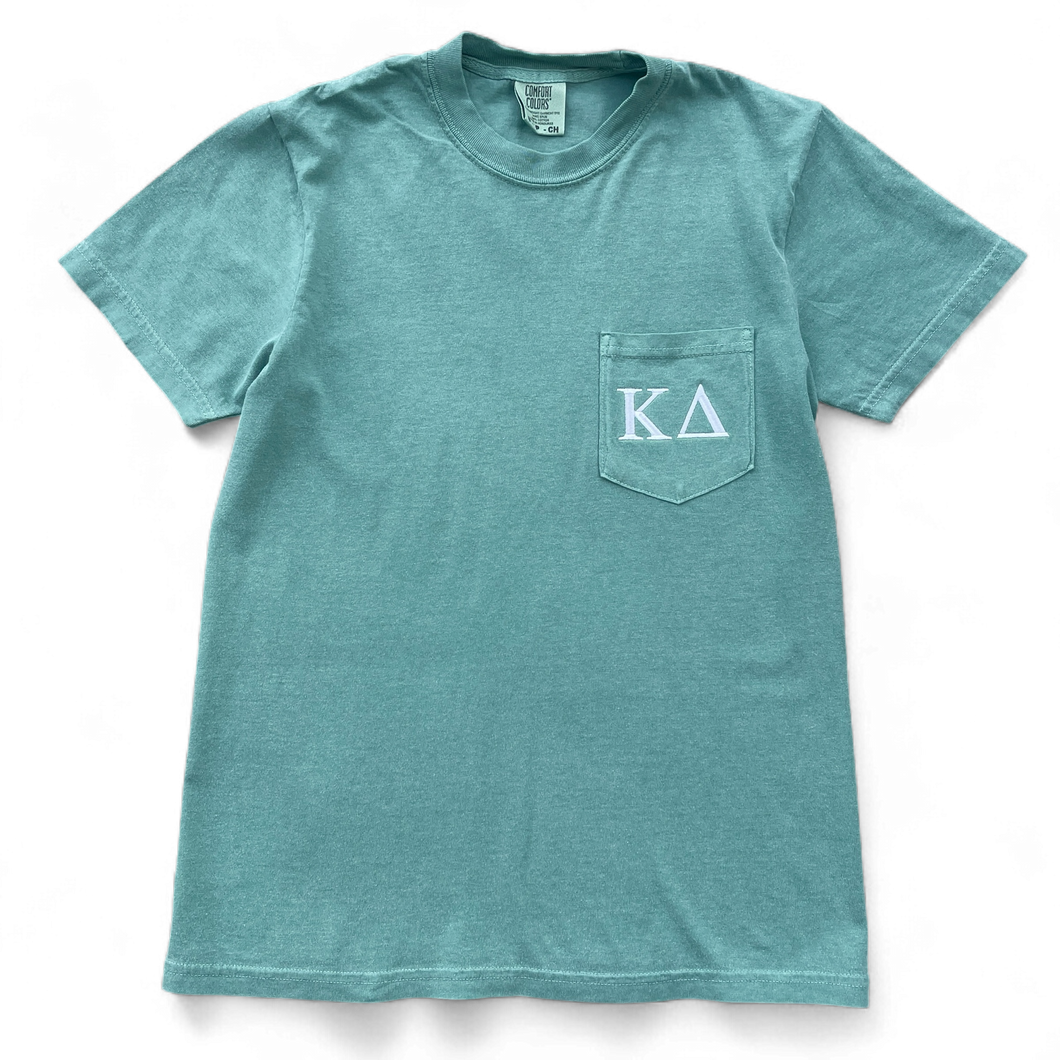 Kappa Delta Green Pocket Tee