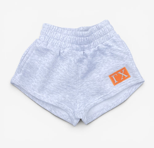 Gamma Chi Patch Grey Sweat Shorts
