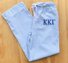Kappa Blue Seersucker Pajama Pants