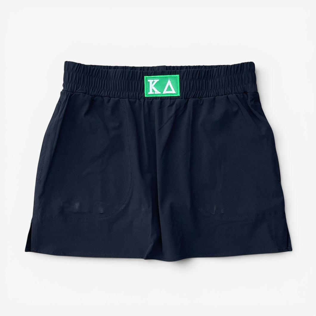 Kappa Delta Patch Black Skort - Preorder