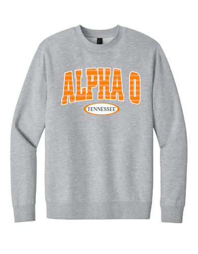 Alpha Omicron Pi Polka Dot Sweatshirt