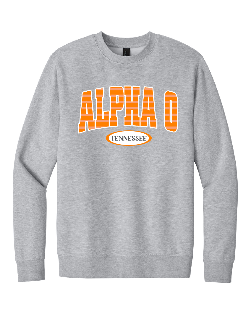 Alpha Omicron Pi Polka Dot Sweatshirt