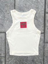 Alpha Chi Patch Cream Crop Tank