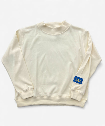 NEW!! Delta Delta Delta Yellow Mock Neck Thermal