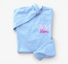 Phi Mu Mom Grey Sweatshirt
