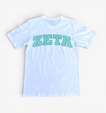 Zeta Tau Alpha Polka Dot White Tee