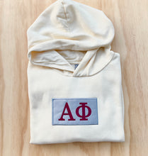 Alpha Phi Patch Hooded Sweatshirt
