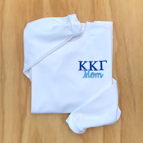 KKG Mom White Sweatshirt