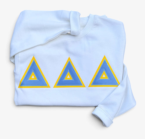 Delta Delta Delta Classic Letter Sweatshirt